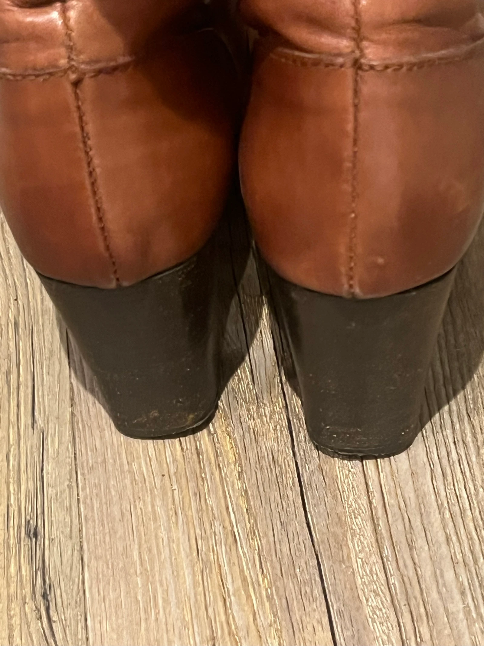 Minelli high leather heeled boots – photo 11